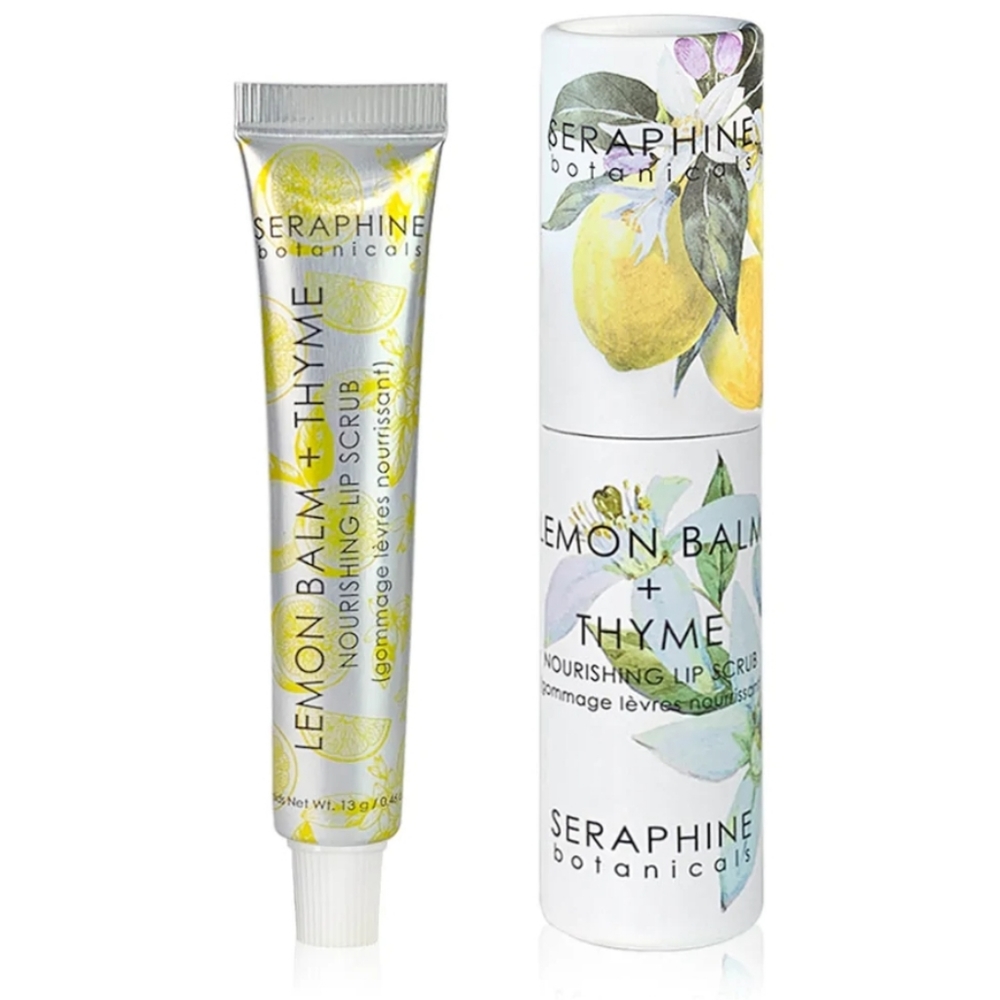 Seraphine botanicals Lemon Balm+Thyme lip scrub